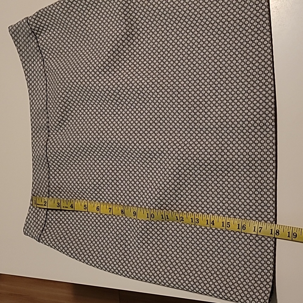 Chic Gray Patterned Mini Skirt - Picture 8 of 11